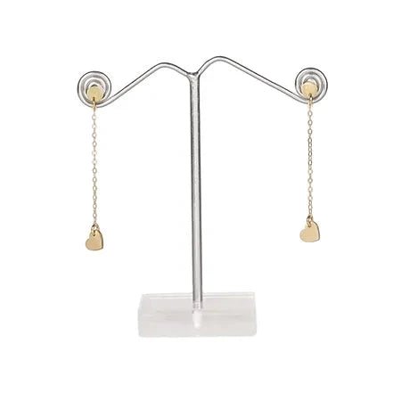 Long Heart Earrings by Ethical Trade Co