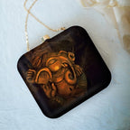 Lord Ganesh Portrait Clutch Clutch La Vie Bien Lord Ganesh Portrait Clutch