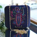Lord Shrinathji Portrait Clutch Clutch La Vie Bien Lord Shrinathji Portrait Clutch
