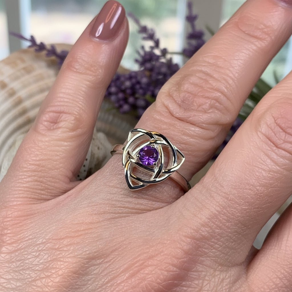 Lorinda Celtic Knot Ring Ring La Vie Bien Lorinda Celtic Knot Ring
