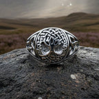 Lorna Celtic Tree of Life Ring in Sterling Silver Ring La Vie Bien Lorna Celtic Tree of Life Ring in Sterling Silver