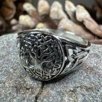Lorna Celtic Tree of Life Ring in Sterling Silver Ring La Vie Bien Lorna Celtic Tree of Life Ring in Sterling Silver