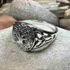 Lorna Celtic Tree of Life Ring in Sterling Silver Ring La Vie Bien Lorna Celtic Tree of Life Ring in Sterling Silver