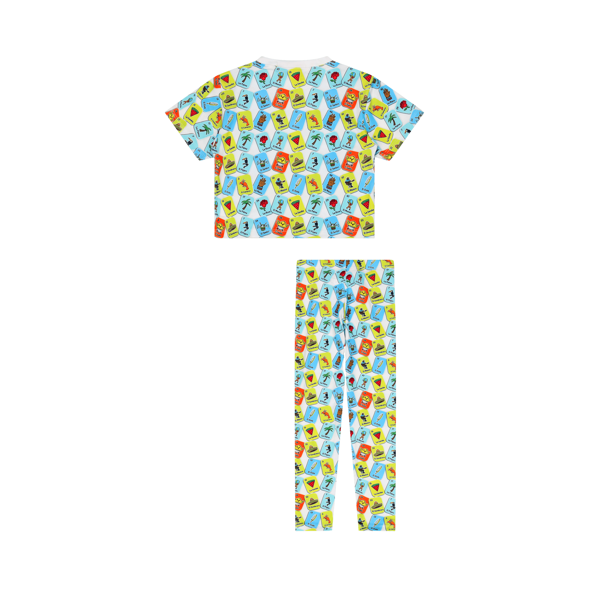 Lotería Shirt and Pants Set | Vibrant Multicultural Kids Outfit
