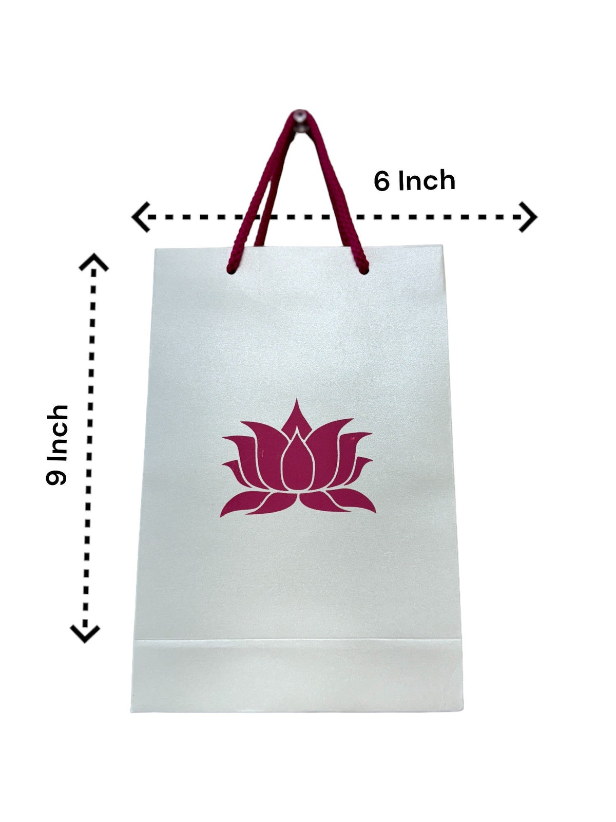 Lotus Paper Gift Bag, Set of 10 Favors & Return Gifts La Vie Bien Lotus Paper Gift Bag, Set of 10