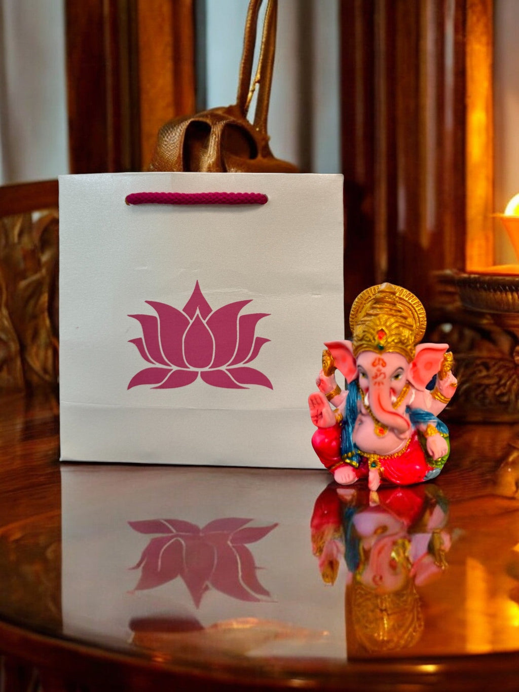 Lotus Paper Gift Bag, Set of 10 Favors & Return Gifts La Vie Bien Lotus Paper Gift Bag, Set of 10