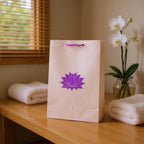 Lotus Printed Paper Bag, 6x9 Inches, Set of 10 Favors & Return Gifts La Vie Bien Lotus Printed Paper Bag, 6x9 Inches, Set of 10