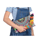Lotus Star Embroidered Clutch Bag - Thailand Bags La Vie Bien Lotus Star Embroidered Clutch Bag - Thailand