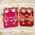 Lotus Theme Shubh Labh & Diya Combo La Vie Bien Lotus Theme Shubh Labh & Diya Combo
