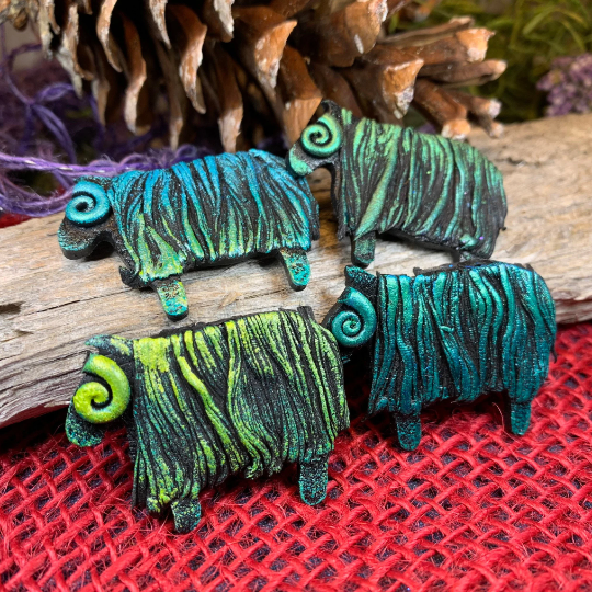 Lovable Sheep Brooch - Handmade in Scotland Brooch La Vie Bien Lovable Sheep Brooch - Handmade in Scotland