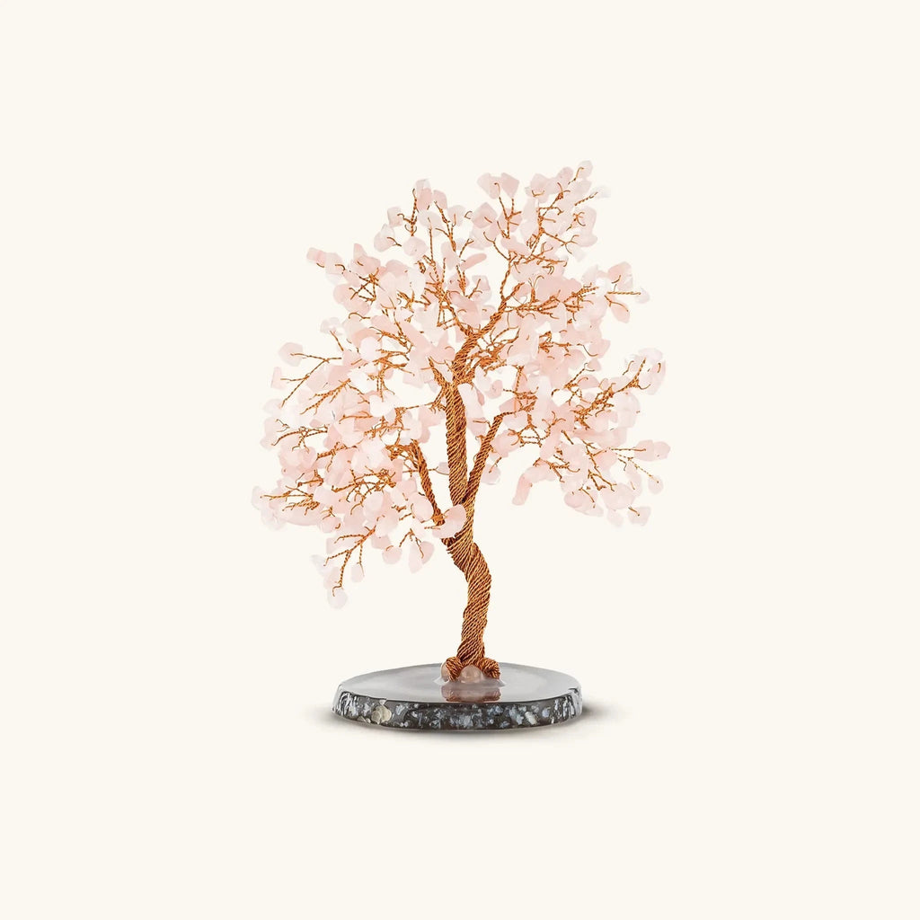 Love Harmony - Rose Quartz Feng Shui Tree by Karma and Luck
