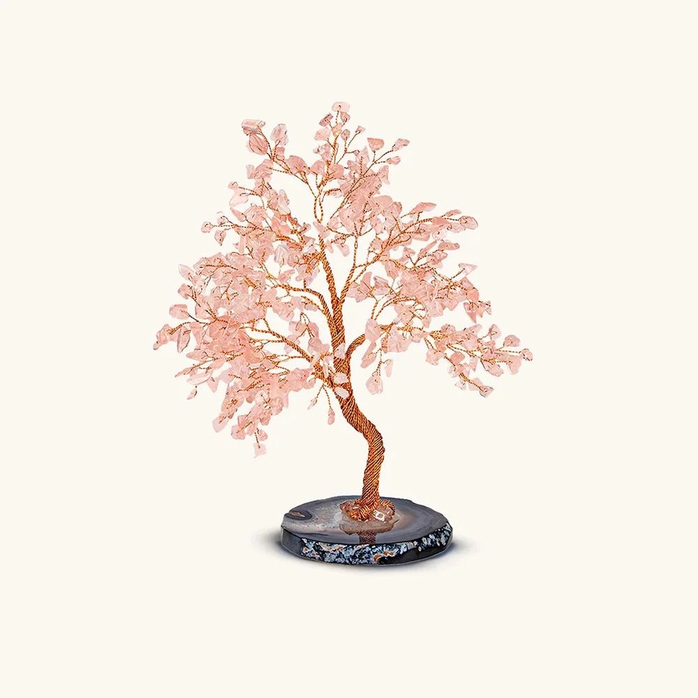 Love Harmony - Rose Quartz Feng Shui Tree by Karma and Luck