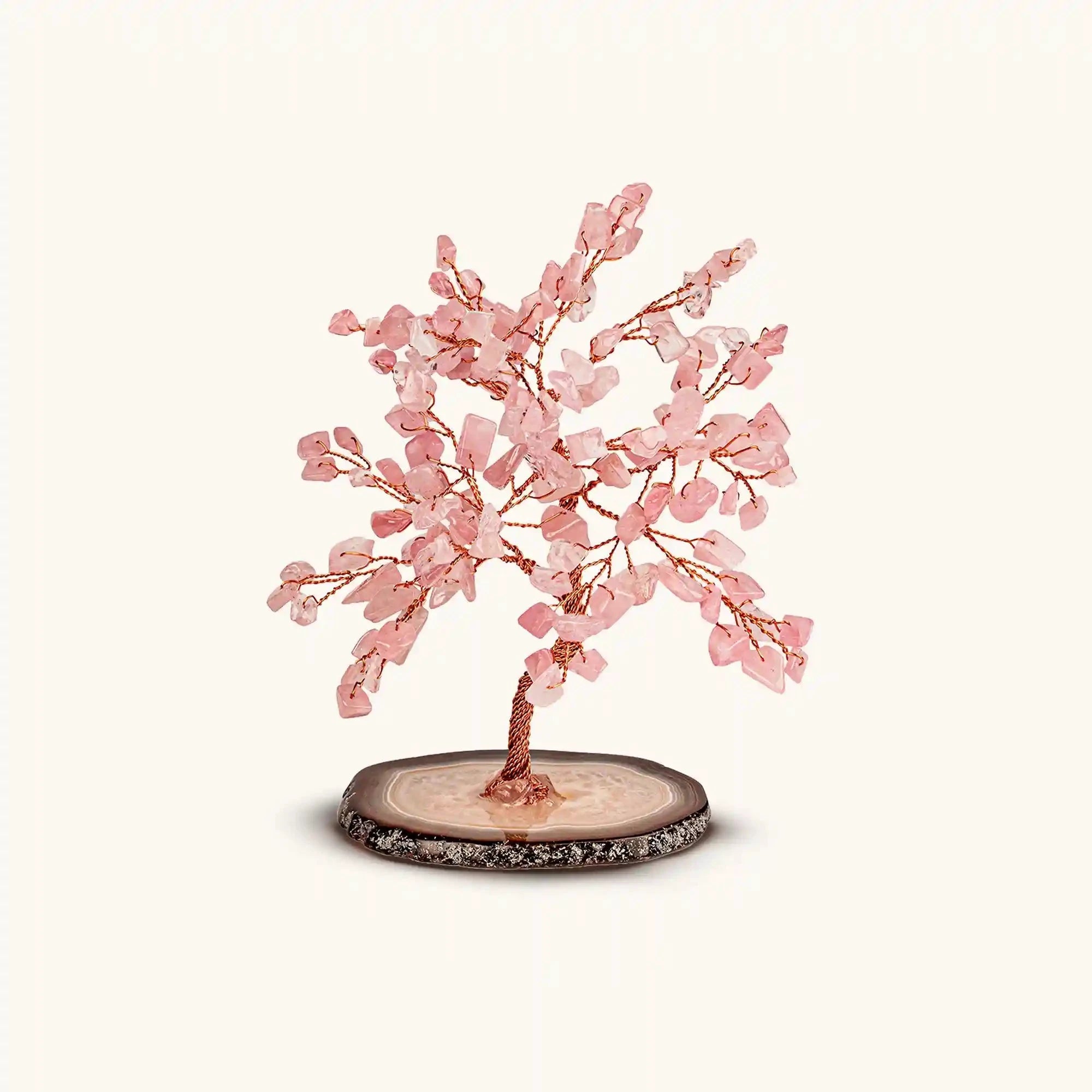 Love Harmony - Rose Quartz Feng Shui Tree by Karma and Luck
