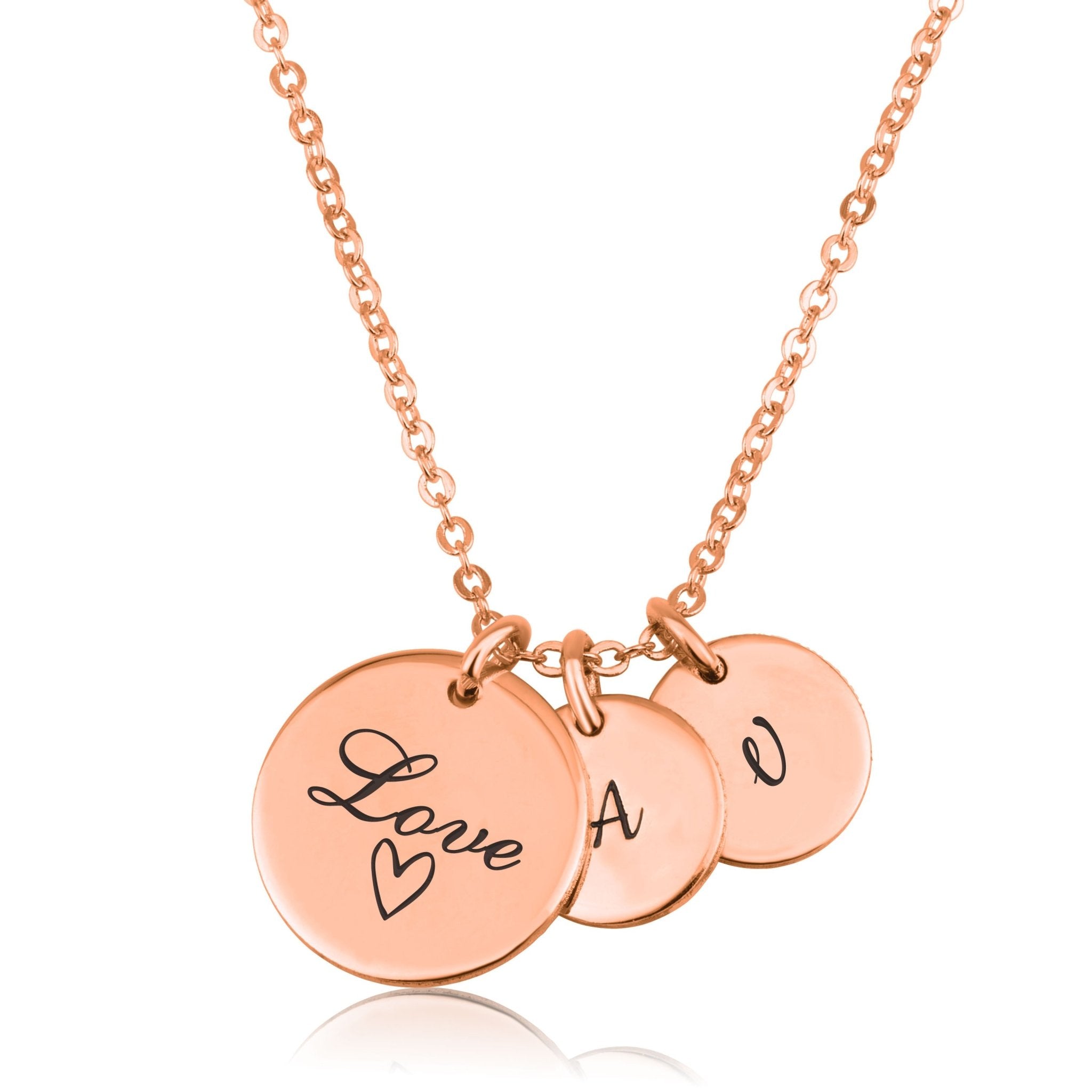 Love Initial Necklace