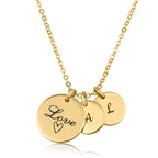 Love Initial Necklace
