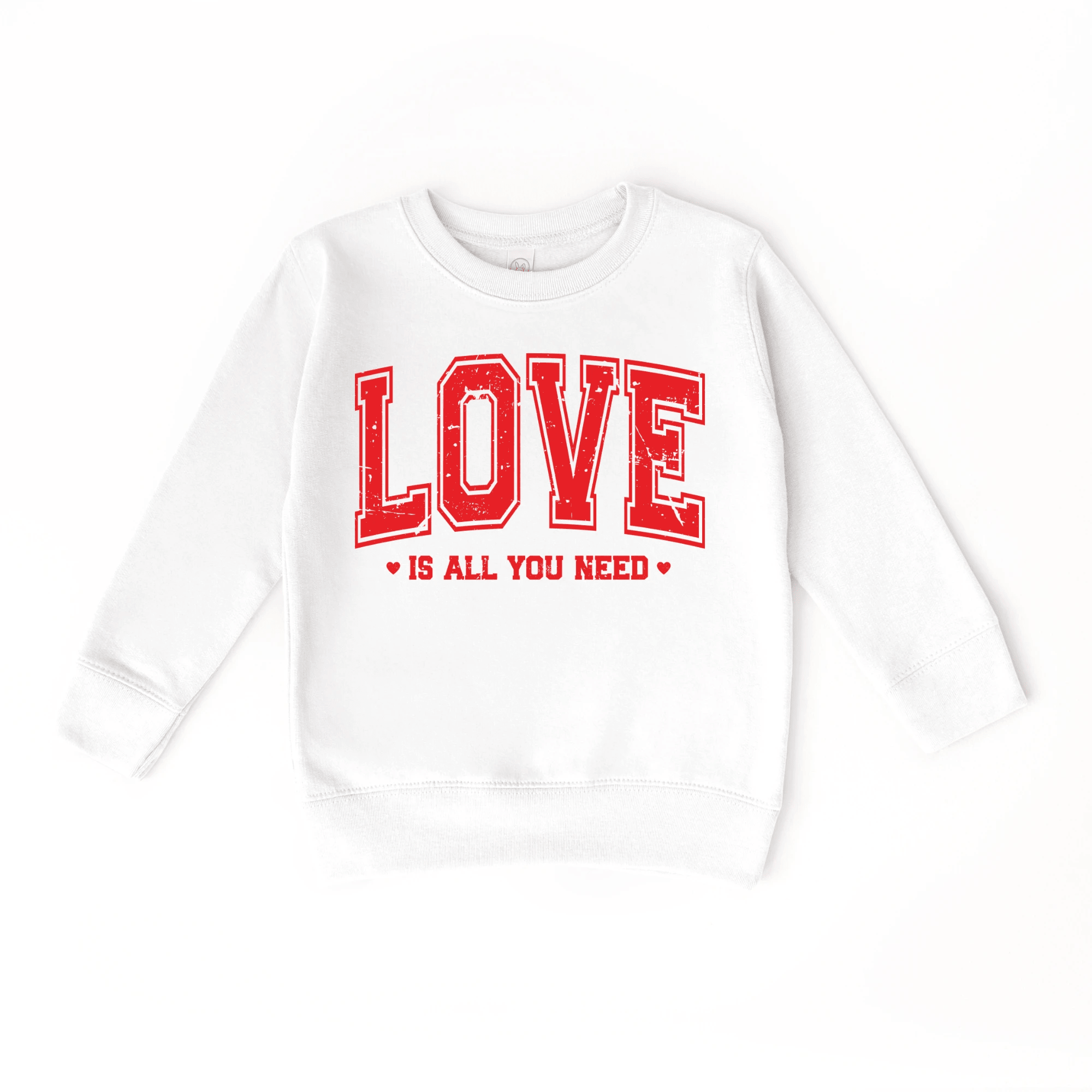 Love is all you need toddler or youth Sweater, Valentine's Day collection by Benny and Ray Apparel