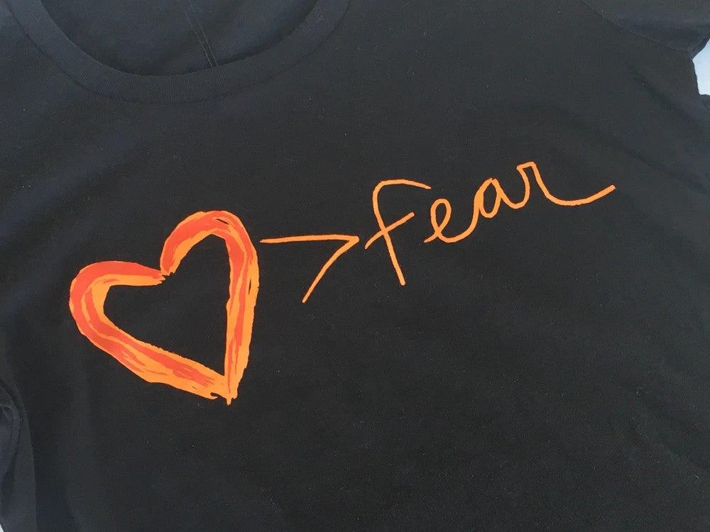 Love is Greater Than Fear Long Sleeve Tee by Fair Anita