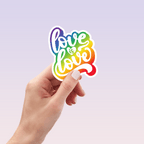 Love is Love Sticker by RainBee Designs LLC