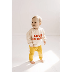 Love is Rad Baby Pullover Sweatshirt by Polished Prints