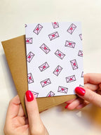 Love Letters Cute Valentine's Day Sweet Valentines Day Card by Five Dot Post