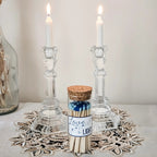 Love & Light Decorative Match Jar by Salt Sparkle Shalom