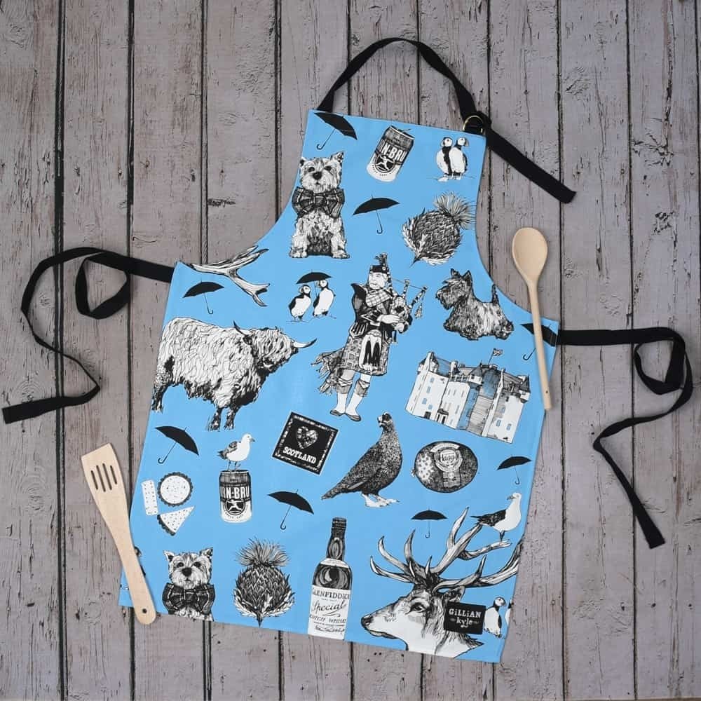 Love of Scotland Apron Gifts La Vie Bien Love of Scotland Apron