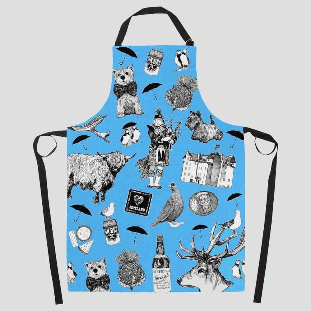 Love of Scotland Apron Gifts La Vie Bien Love of Scotland Apron