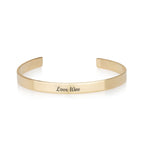 LOVE WINS Engraved Cuff Bracelet La Vie Bien LOVE WINS Engraved Cuff Bracelet