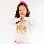 Love you Beary Much toddler or youth Sweater, Valentine's Day collection by Benny and Ray Apparel