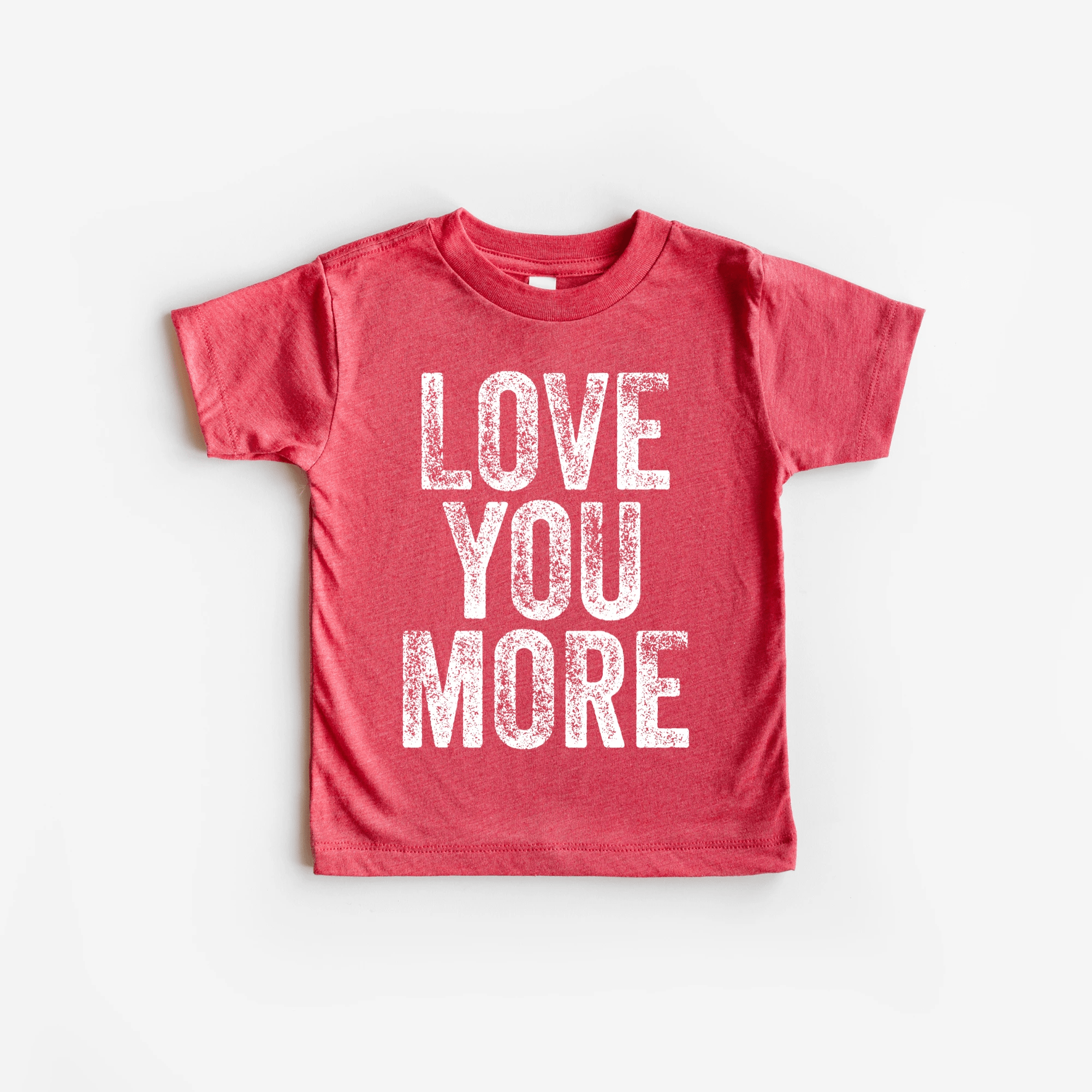 Love You More toddler and youth tee shirt, Valentine's Day collection by Benny and Ray Apparel