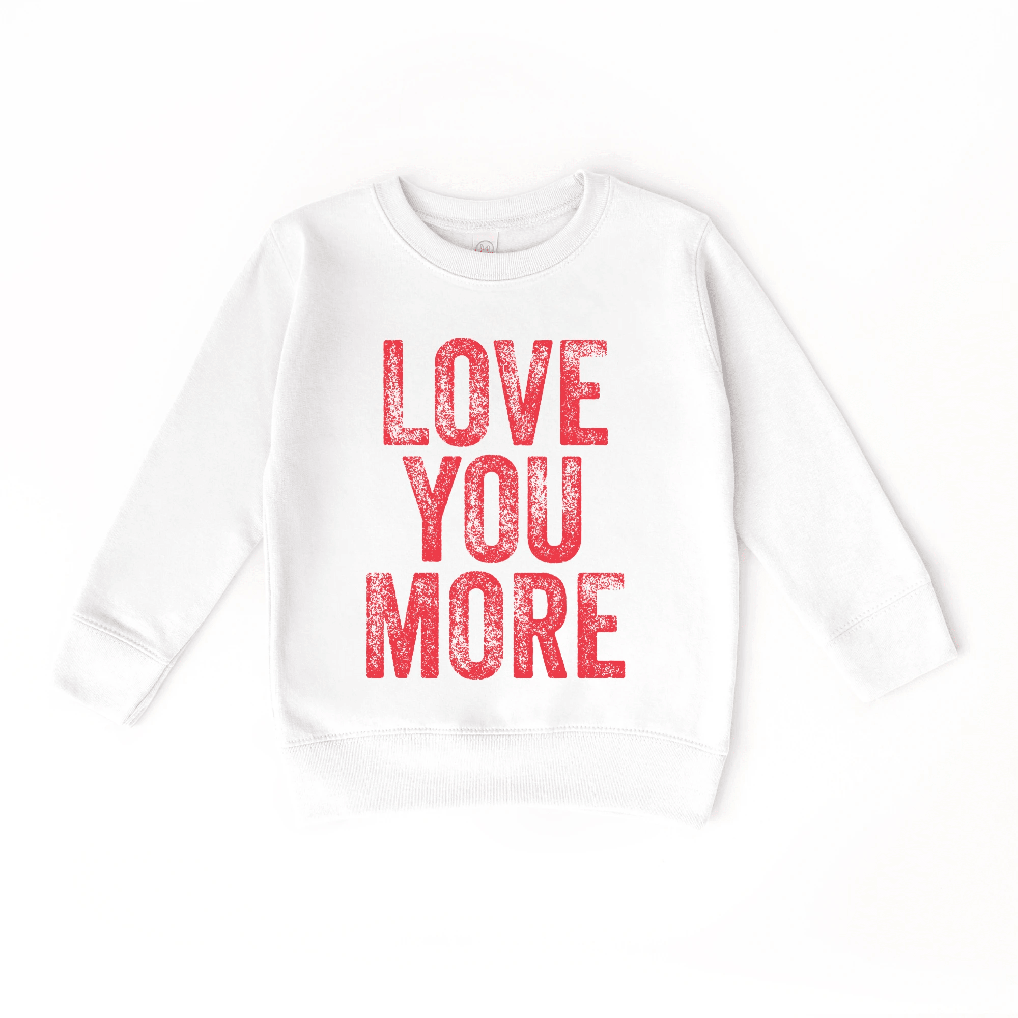 Love you More toddler or youth Sweater, Valentine's Day collection by Benny and Ray Apparel