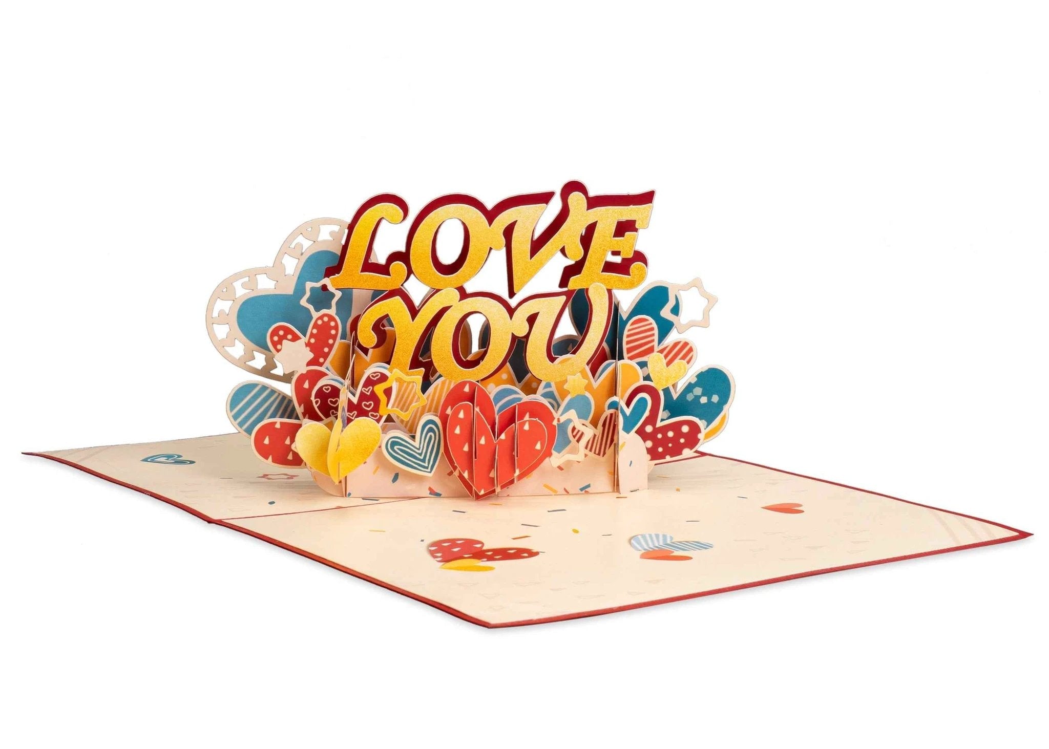 Love You Pop Up Card by Paper Love