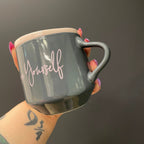 Love Yourself Mug & Coaster Lid with Rainbow Design by The Bullish Store