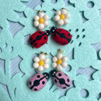 Lovely Ladybug Earrings Earrings La Vie Bien Lovely Ladybug Earrings