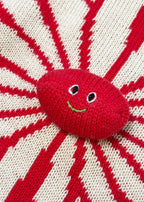 Lovey - Flower Friend RED by JAVIERA VARAS STUDIO