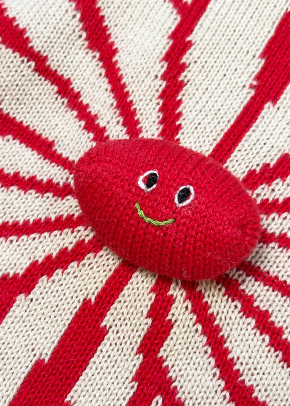 Lovey - Flower Friend RED by JAVIERA VARAS STUDIO