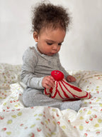 Lovey - Flower Friend RED by JAVIERA VARAS STUDIO