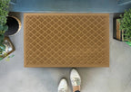 Low Profile Weatherproof Doormat - Tan 22" x 35" by Nickel Designs Custom Doormats