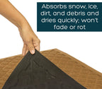 Low Profile Weatherproof Doormat - Tan 22" x 35" by Nickel Designs Custom Doormats