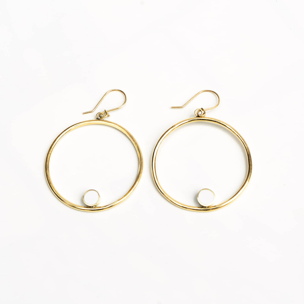 Lozi Hoop Earrings for Women Earrings La Vie Bien Lozi Hoop Earrings for Women