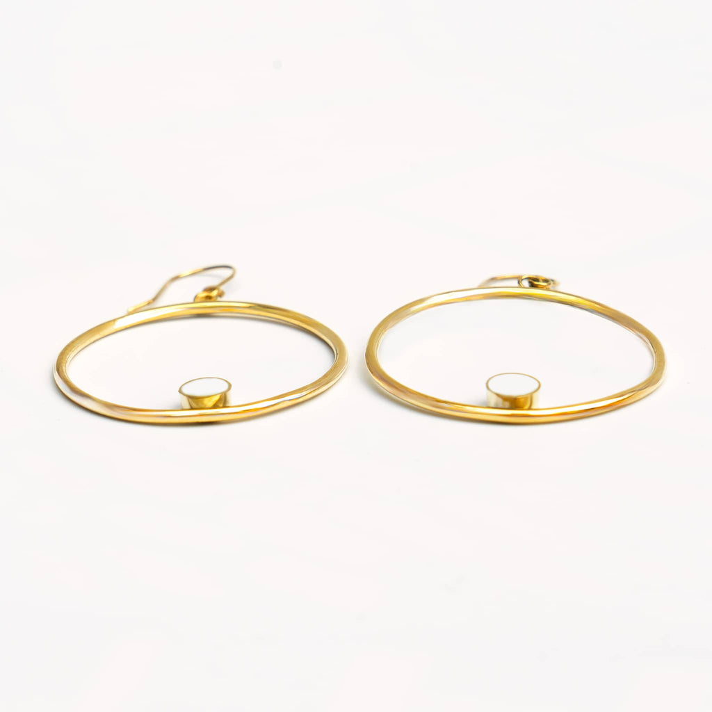 Lozi Hoop Earrings for Women Earrings La Vie Bien Lozi Hoop Earrings for Women