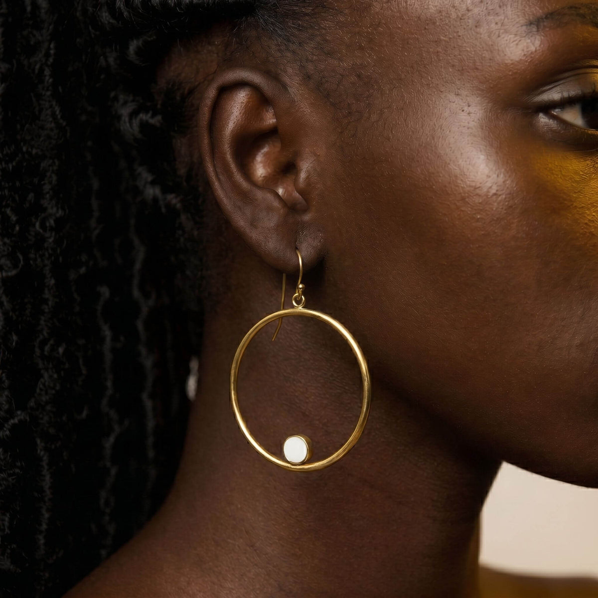 Lozi Hoop Earrings for Women Earrings La Vie Bien Lozi Hoop Earrings for Women