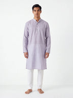 2085 - Purple Kurta with white pant