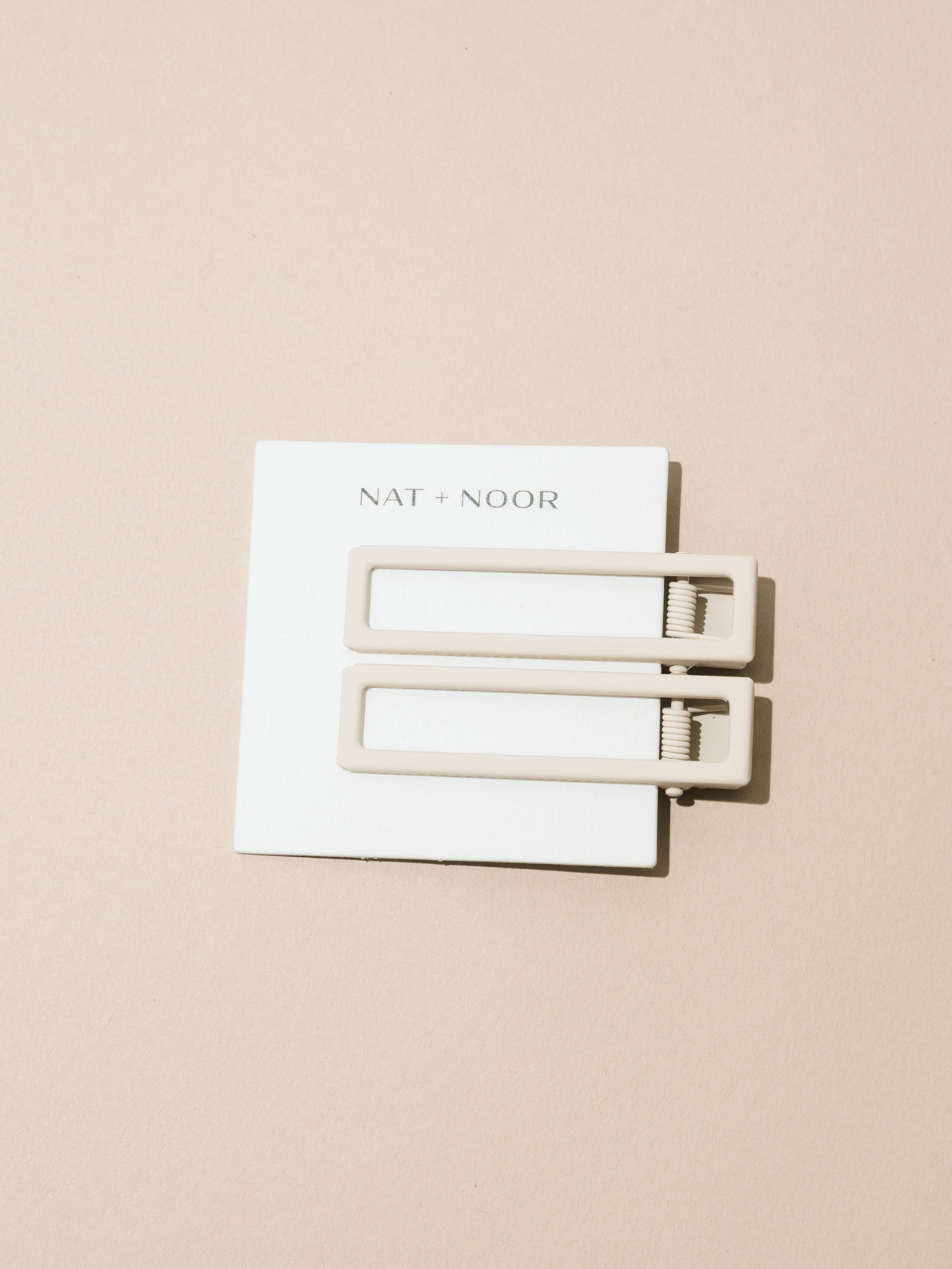 Lu Lu Hair Clips - Bone