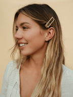 Lu Lu Hair Clips - Mauve + Pink by NAT + NOOR