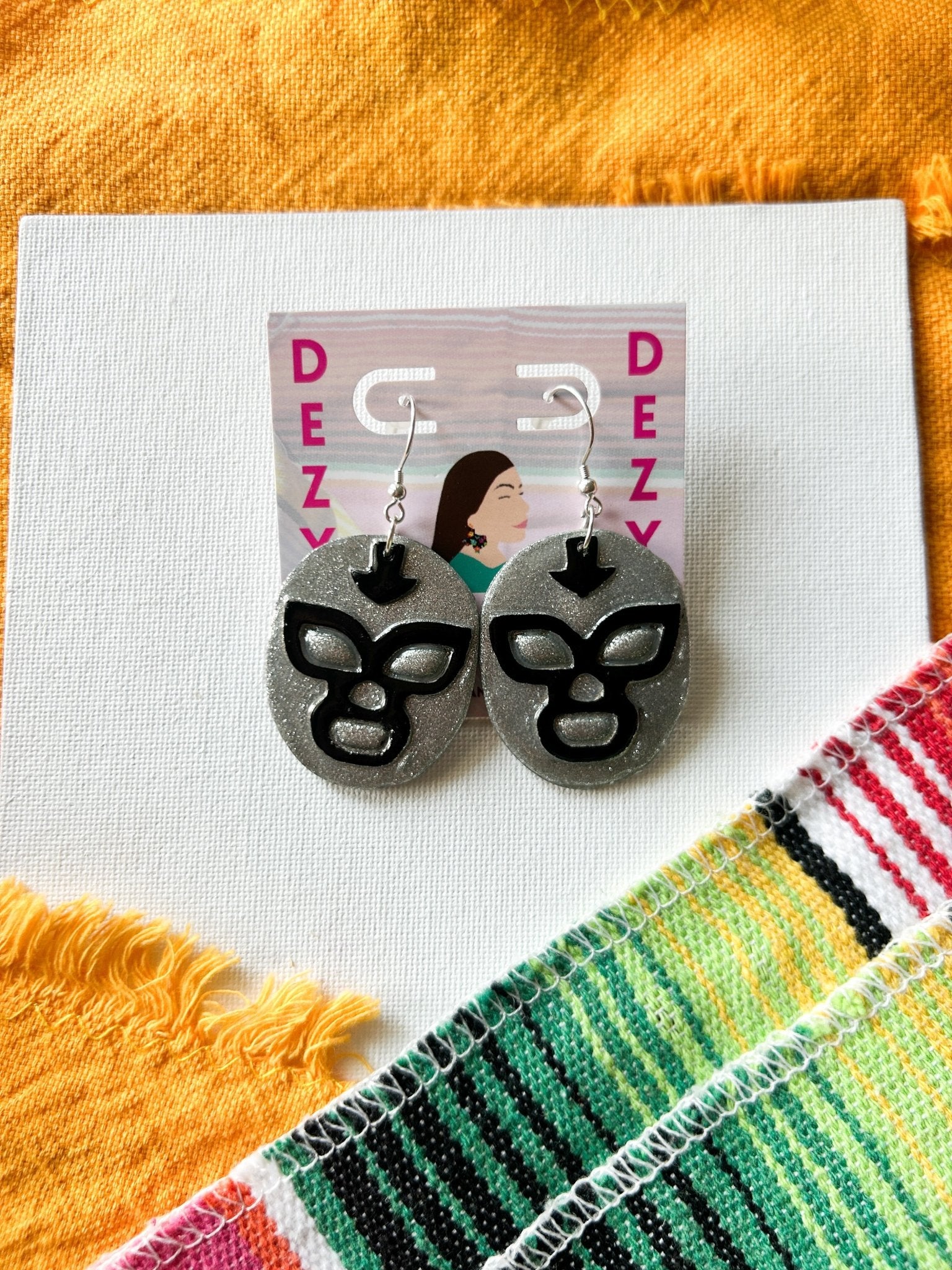 Lucha Libre Masks Earrings La Vie Bien Lucha Libre Masks