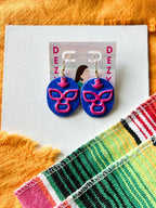 Lucha Libre Masks Earrings La Vie Bien Lucha Libre Masks