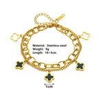 Luck Intention Clover Bracelet - Love. Luck. Hope & Faith
