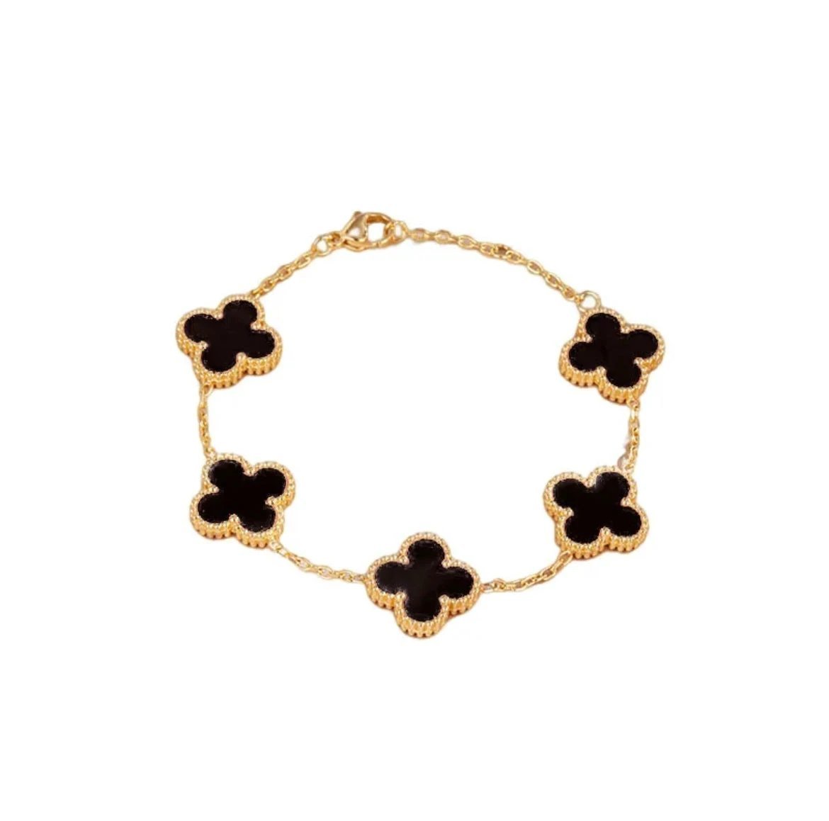 Luck Intention - Pearl Shell Clover Bracelet