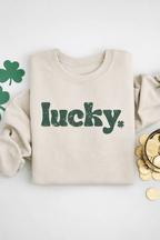 Lucky Charm Crewneck Sweatshirt Clothing La Vie Bien Lucky Charm Crewneck Sweatshirt